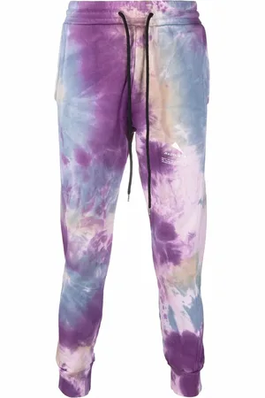 MAUNA KEA Pantalon de jogging fuselé à imprimé tie dye