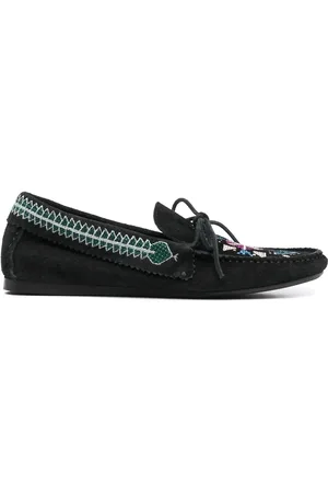 Isabel Marant Mocassins en daim à broderies