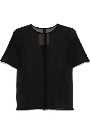 UMA WANG T-shirt à effet de transparence