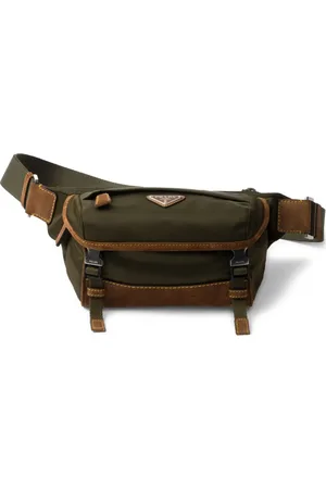 Prada Petit sac porté épaule en toile à poches multiples