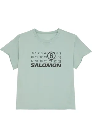 Maison Margiela X Salomon t-shirt à logo imprimé