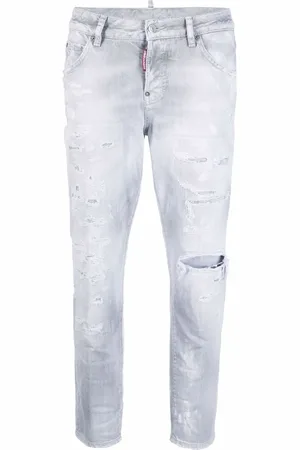 Dsquared2 Jean court à taille haute