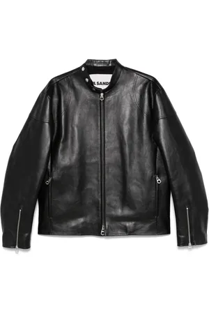 Jil Sander Veste en cuir