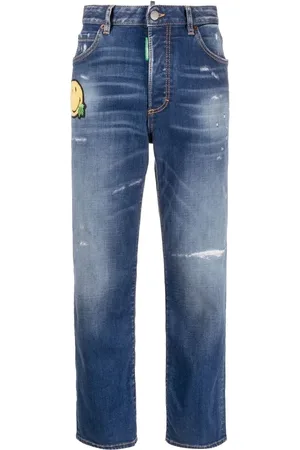 Dsquared2 Jean Smiley Boston à coupe droite