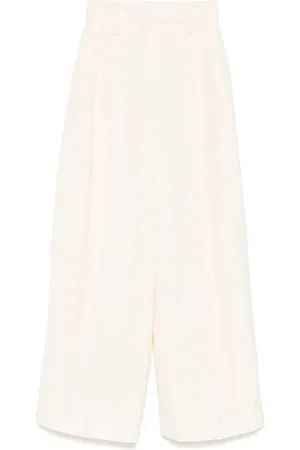 Jil Sander Pantalon à détails plissés