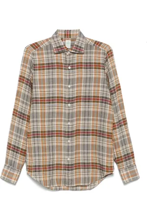 Finamore Chemise à carreaux