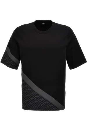 Fendi T-shirt à logo imprimé Diagonal FF
