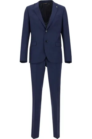 Manuel Ritz Costume en laine à simple boutonnage