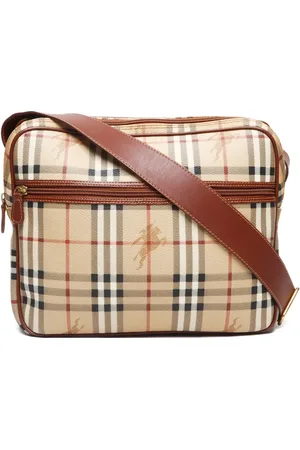 Burberry Sac porté épaule à motif Haymarket (années 1990-2010)
