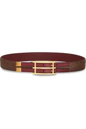 Etro Ceinture en cuir à motif cachemire