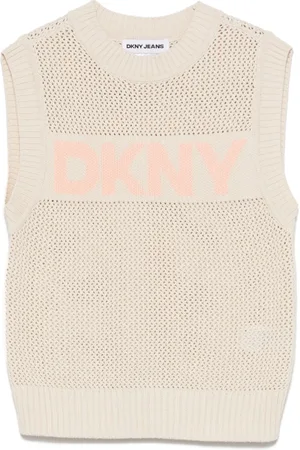 DKNY Gilet à logo en jacquard