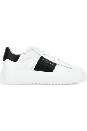 Hogan Baskets H-Stripes en daim