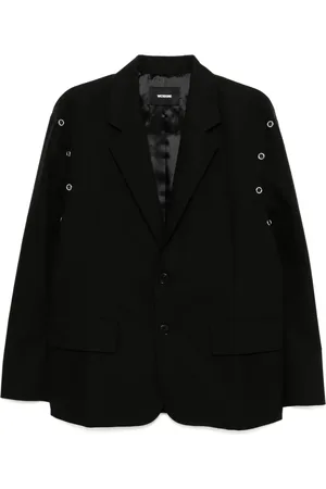 We11 Done Blazer à détails d’œillets