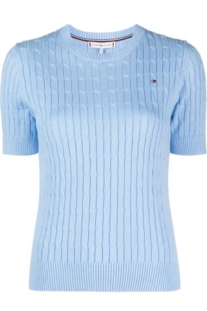 Tommy Hilfiger T-shirt en maille à design nervuré