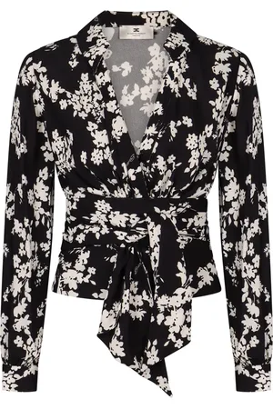 Elisabetta Franchi Blouse à fleurs imprimées