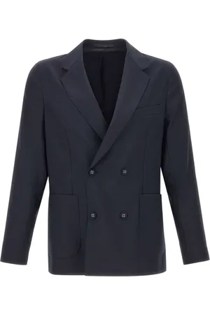 OFFICINE GENERALE Blazer Leon à boutonnière croisée