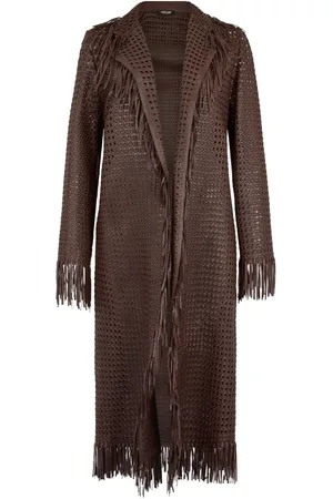 Roberto Cavalli Manteau en cuir