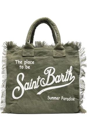 MC2 SAINT BARTH Sac de plage Varsity à franges