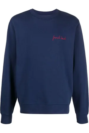 Maison Labiche Pull à slogan brodé