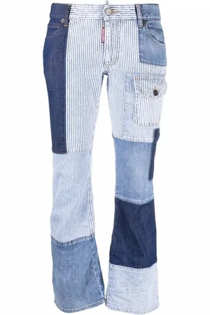Dsquared2 Jean court à design patchwork