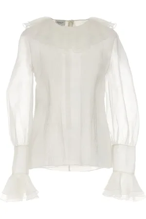Giambattista Valli Blouse à col volanté