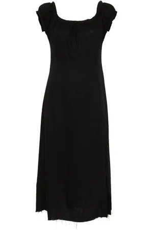 Elena Velez Robe mi-longue à bords francs