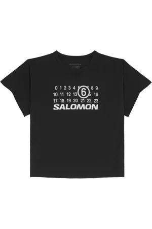 Maison Margiela X Salomon t-shirt à logo imprimé