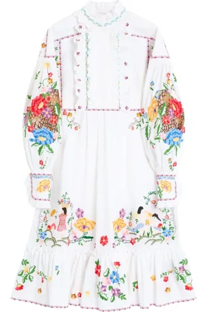 VALENTINO GARAVANI Robe à broderies