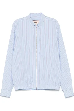 Plan C Chemise en popeline à rayures