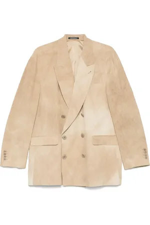 Emporio Armani Blazer en maille nervurée