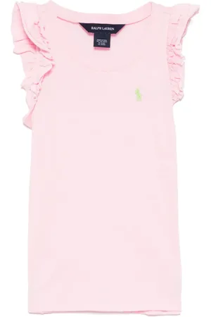 Ralph Lauren T-shirt à manches volantées