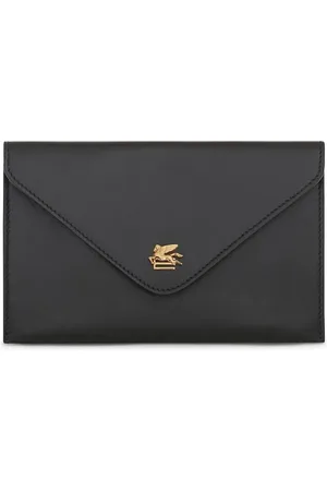 Etro Pochette en cuir à motif Pegaso