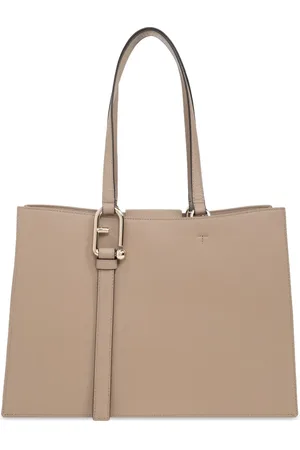 Furla Sac à main en cuir à plaque logo