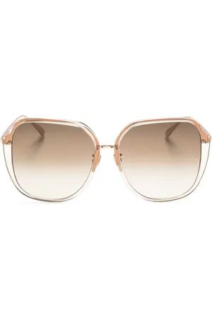Linda Farrow Lunettes de soleil oversize Sofia