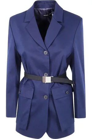 DRHOPE Blazer à taille ceinturée