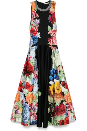 ALICE+OLIVIA Robe Adley à coupe mi-longue