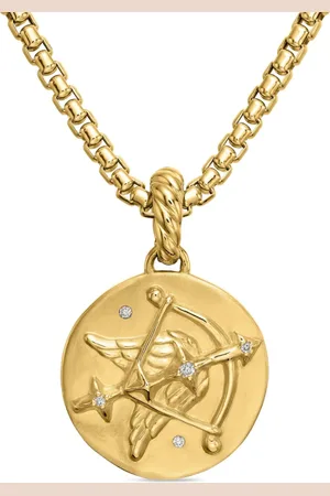 David Yurman Pendentif Sagittarius en 18ct orné de diamants
