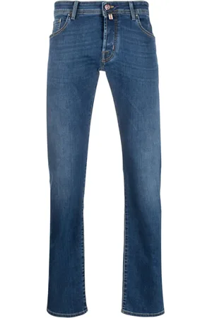 Jacob Cohen Jean droit à taille mi-haute