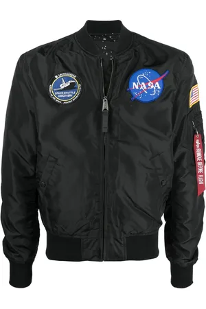 Alpha Industries Veste bomber à détails de patchs