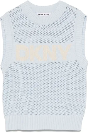 DKNY Gilet à logo en jacquard
