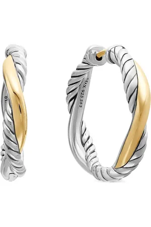 David Yurman Créoles Petite Infinity en or 14ct et sterling (17,3 mm)