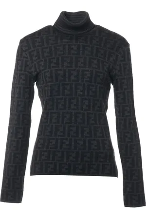 Fendi Haut Zucca en maille (1980-1990)