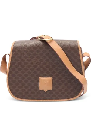 Céline Sac porté épaule à motif Macadam (années 2000)