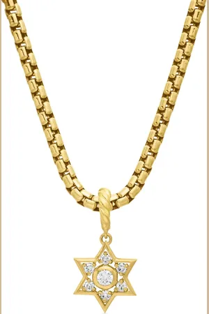 David Yurman Pendentif Star of David en 18ct pavé de diamants (17,2 mm)