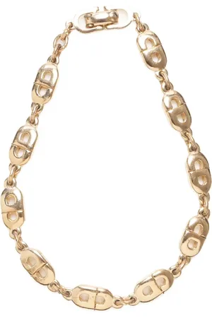 Dior Bracelet à plaque logo (1990-2015)