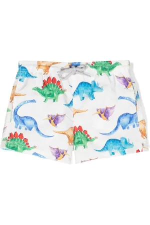 MC2 SAINT BARTH Short de bain Jean à imprimé graphique