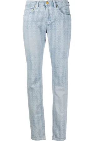Roberto Cavalli Jean skinny à motif monogrammé