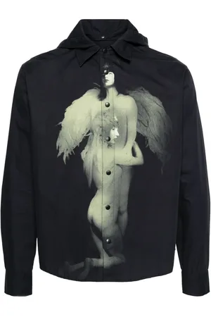 Kusikohc Chemise imprimée à capuche