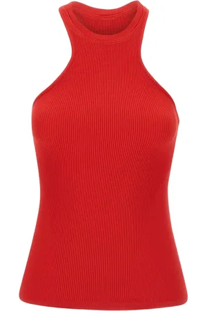 ANDREADAMO Débardeur en jersey à design nervuré