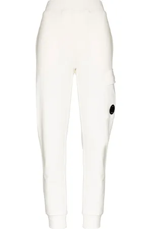 C.P. Company Pantalon de jogging à détail verre de lunette signature